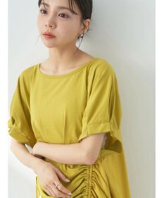 earth music&ecology ドロストギャザードッキングＴシャツ