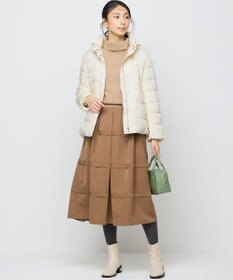 組曲 L 【2WAY・WEB限定】ウールカシミヤミックス ハイネックニット