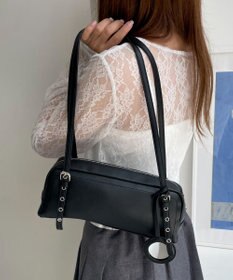 WEGO ミラー付きボストンバッグ