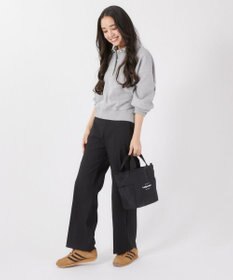 LeSportsac SM REVERSIBLE PKT TOTE/2ウェイブラック/ニュートラルレオパード