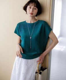 23区 【先行予約/WEB&一部店舗限定】クレープコットン アゼラメ ニット