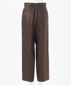 23区 【エステータ】チンツリネン ストレート ワイドパンツ