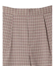 earth music&ecology チェックストレートパンツ