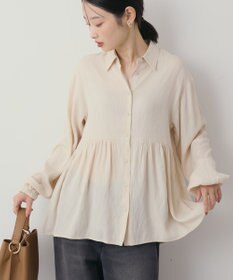 AMERICAN HOLIC サテンティアードブラウス