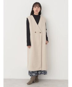 earth music&ecology チェーンリブハイネックプルオーバー