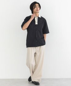 CRAFT STANDARD BOUTIQUE 【クールドライ】バイカラーニット衿ポロシャツ