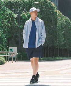 SHARE PARK MENS 【UVカット・撥水・ストレッチ】イージーデニムレギュラーカラーシャツ