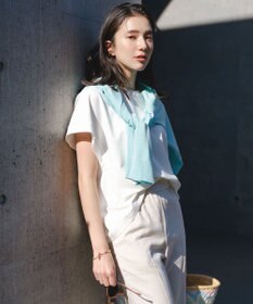 UNFILO 【一部店舗限定カラー】BEAUTY FORM-T コクーンTシャツ オフ