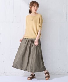 ANY 【ウエストゴム/2WAY】ドロストスカート