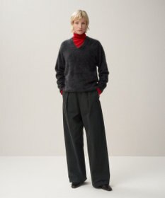 ATON ROYAL CASHMERE FUR | Ｖネックセーター