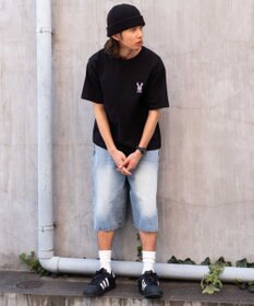 WEGO 【MLサイズ展開/綿100%】グラフィックワンポイントT（SS）