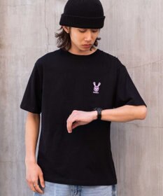 WEGO 【MLサイズ展開/綿100%】グラフィックワンポイントT（SS）