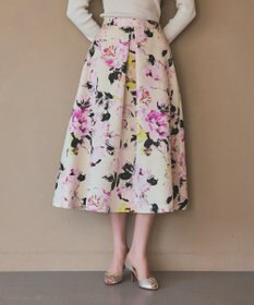 GRACE CONTINENTAL ボタニカルセパレートドレス