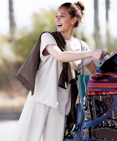 UNFILO サマーセットアップ Tブラウス