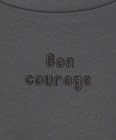 UNFILO BEAUTY FORM ロゴ刺繍フレンチスリーブTシャツ