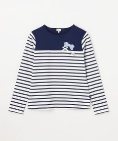 組曲 KIDS 【150-160㎝】リボンボーダー Tシャツ