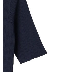 earth music&ecology ショルダーボタンリブニットプルオーバー