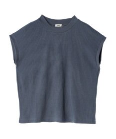 earth music&ecology フレンチスリーブリブプルオーバー