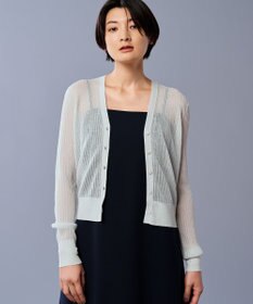 uncrave シアー リブ ニット カーディガン（uncrave STANDARD）