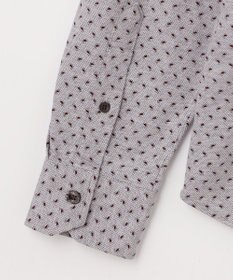 JOSEPH ABBOUD 【綿100％・ストレッチ】コンフォートジャージープリントシャツ