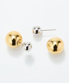Phoebe メタルボールバックキャッチピアス　コンビ