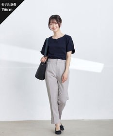 Tiaclasse 【UVケア・接触冷感】“あまラク” ハートネックカットソートップス