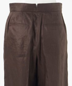 23区 【エステータ】チンツリネン ストレート ワイドパンツ