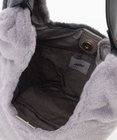 ANY 2WAYバイカラーファーバッグ