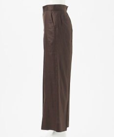 23区 【エステータ】チンツリネン ストレート ワイドパンツ