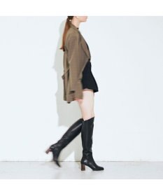 MODE ET JACOMO <MODE ET JACOMO>バック切り替えスクエアトゥロングブーツ