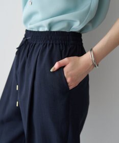 YECCA VECCA 【UVカット】サラサライージーテーパードパンツ