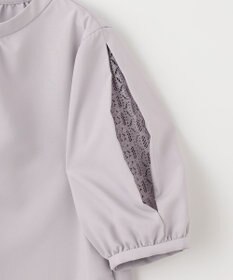 ANY SIS 【洗える】レースパーツタックスリーブ ブラウス