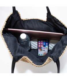 UNBILLION カシュカシュ cachecache / ベルトフラップクロッシェトート カゴバッグ