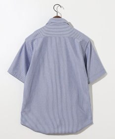 JOSEPH ABBOUD 【キングサイズ・イージーケア・ストレッチ】コンパクトジャージーヘアラインストライプ シャツ