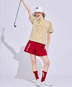 PW CIRCULUS 【WOMEN】アニマルグラフィックモックネック  ゴルフウェア レディース