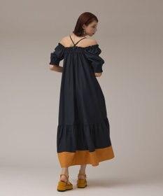 GRACE CONTINENTAL ギャザーロングワンピース