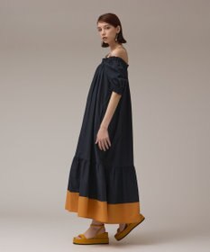 GRACE CONTINENTAL ギャザーロングワンピース