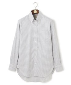 J.PRESS MEN 【Single Needle Tailoring / 形態安定】メランジカラーギンガムチェック シャツ/B.D.