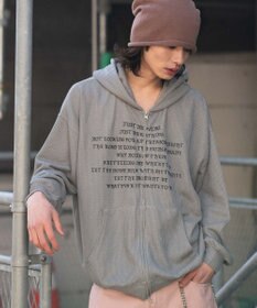 WEGO 【ユニセックス着用ITEM】メッシュZIPパーカー