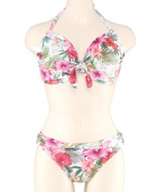 San-ai Resort（三愛水着楽園） 【新色ホワイト＆パープル入荷】４点セット水着　9M・11L【San-ai Resort（サンアイリゾート）】