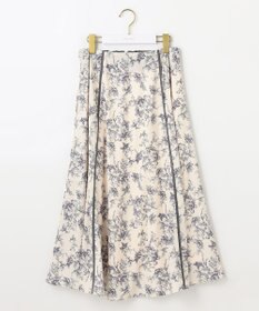 ANY SIS 【全方位 好印象】ラメフェザーニット×フラワースカート セット