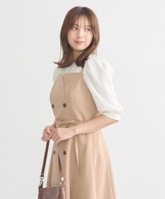 earth music&ecology トレンチ風キャミワンピース