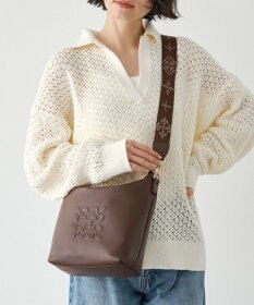 russet 《WEB限定》スタンダードミニショルダーバッグ <エンボスモノグラム>(CE-1718-WEB)