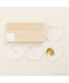 PRESENTERS ROOM toumei / 箔 mamezara 4枚セット い