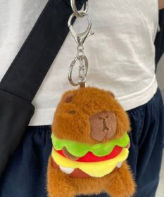 WEGO バーガーカピバラぬいぐるみキーホルダー