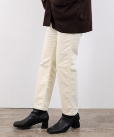 caqu レギュラーストレート 裏起毛コーデュロイパンツ