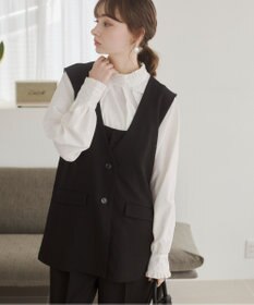 WEGO 【ANGIE VINTAGE】リネンライクベスト