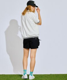 PW CIRCULUS 【WOMEN】ワッフルハーフジップポロ ゴルフウェア レディース