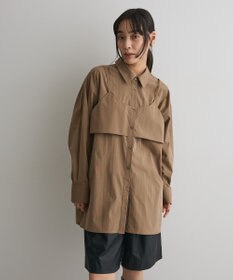 CRAFT STANDARD BOUTIQUE ビスチェレイヤード風シャツ