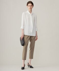 ICB 【洗える】ウール2WAYストレッチ ドロストパンツ